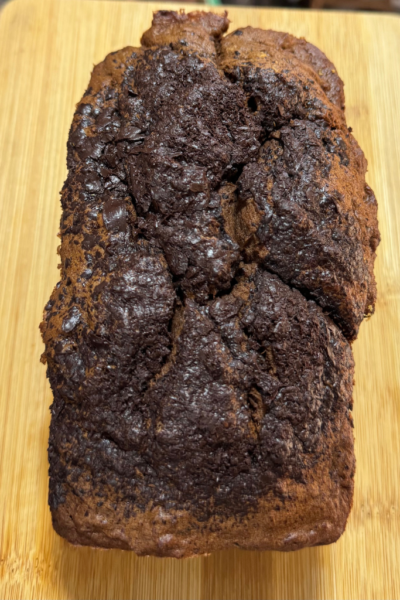 Double Choco Banana Bread