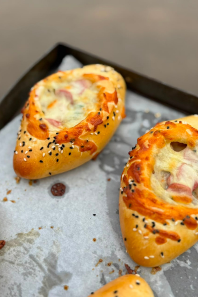 Cheese meat bun